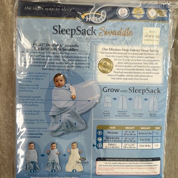 Halo Sleepsack Swaddle - Size Small - New in package - 2-in-1 swaddle - Picture 2 of 5